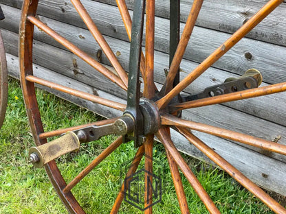 c.1869 English Bone-Shaker Velocipede Bicycle - £3800 Velocipede
