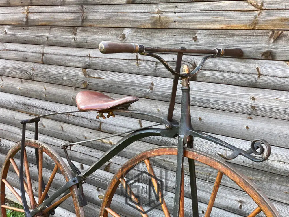 c.1869 English Bone-Shaker Velocipede Bicycle - £3800 Velocipede