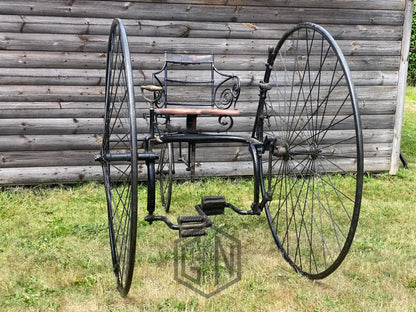 c.1881 Coventry Zephyr High Wheel Tricycle Tricycle