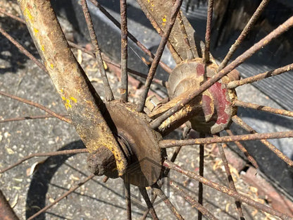 c.1885 Solid Tyre Cross Frame Bicycle Project. Bicycle