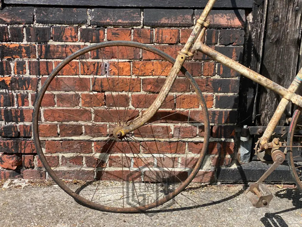 c.1885 Solid Tyre Cross Frame Bicycle Project. Bicycle