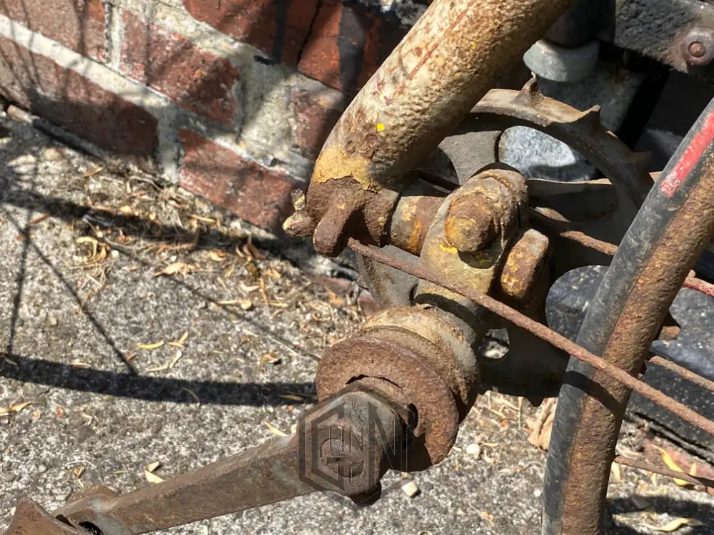 c.1885 Solid Tyre Cross Frame Bicycle Project. Bicycle