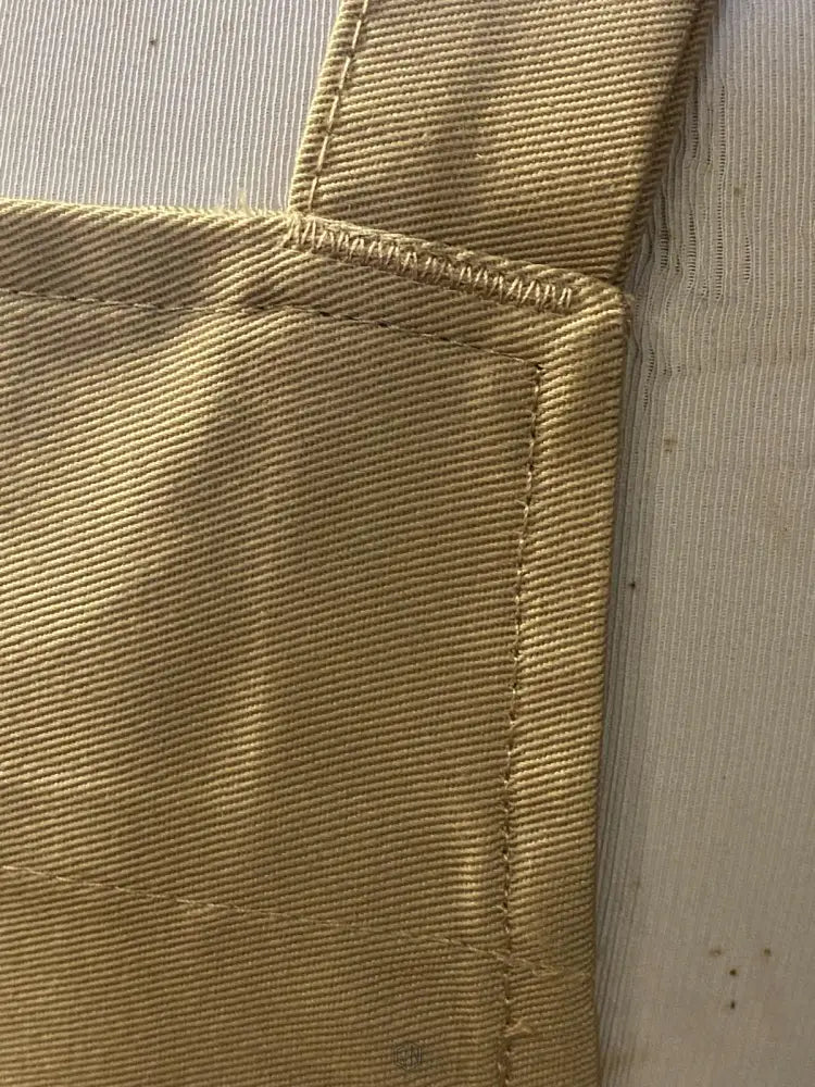 Gunn And Co Workshop Cotton Apron stitching detail