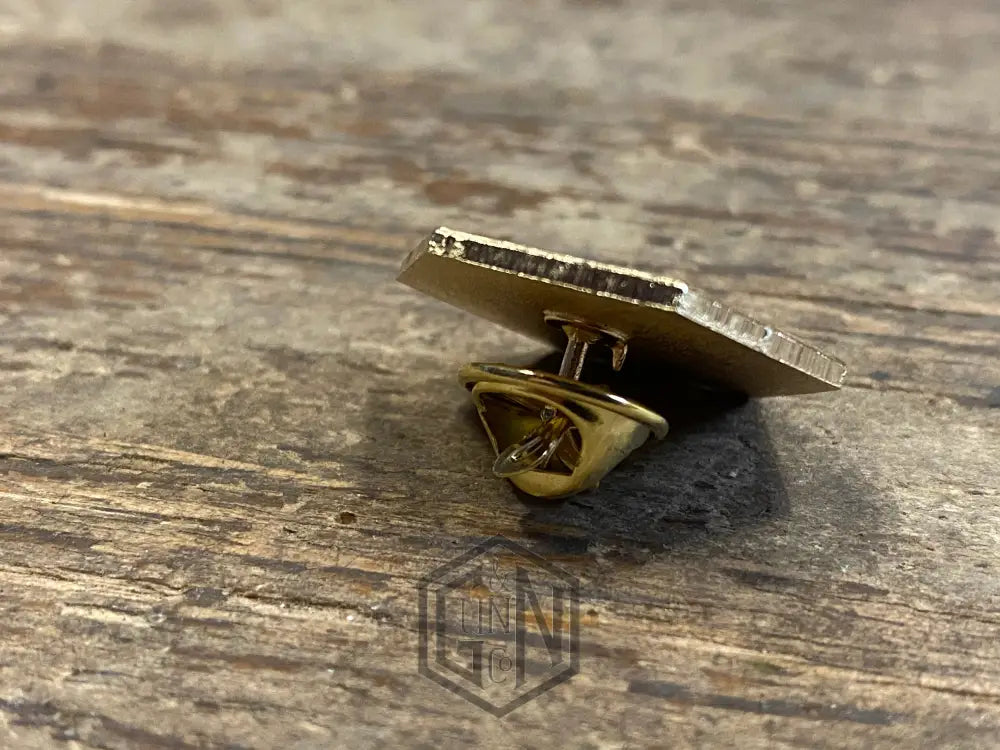 Gunn & Co Gold And Black Enamel Lapel Pin Badge. Badge