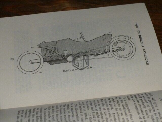 How To Build A Cyclecar Books